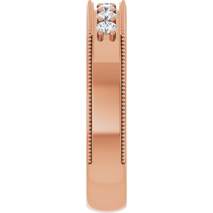 3/8 CTW Natural Diamond Band, 5 mm