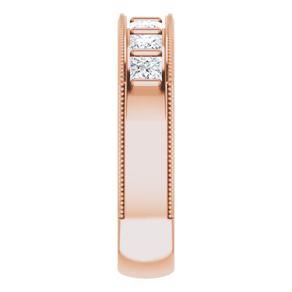 1 3/8 CTW Natural Diamond Band, 5.75 mm