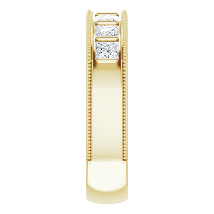 1 3/8 CTW Natural Diamond Band, 5.75 mm