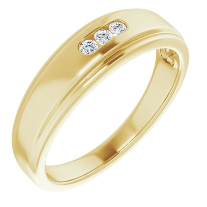1/10 CTW Natural Diamond Band, 6 mm