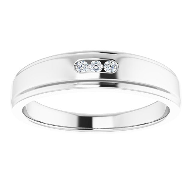 0.06 CTW Natural Diamond Band