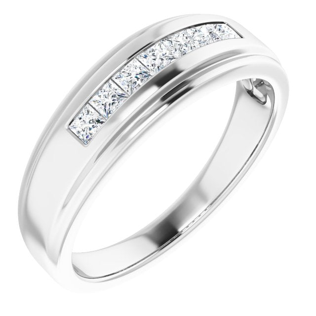 1/2 CTW Natural Diamond Band, 6.75 mm