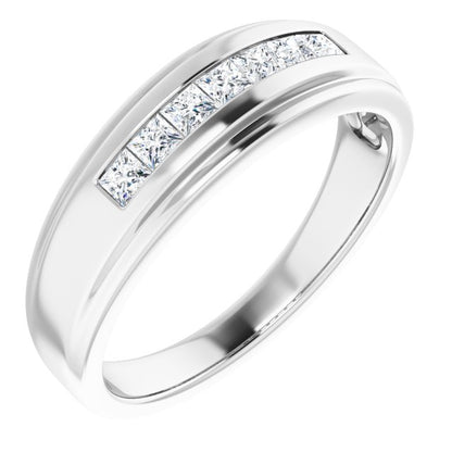 1/2 CTW Natural Diamond Band, 6.75 mm