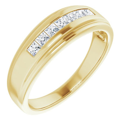 1/2 CTW Natural Diamond Band, 6.75 mm