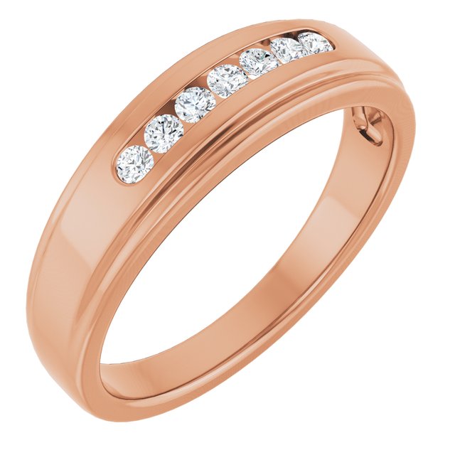 1/5 CTW Natural Diamond Band, 6 mm
