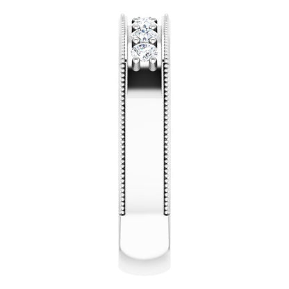 1/2 CTW Natural Diamond Band, 5.25 mm