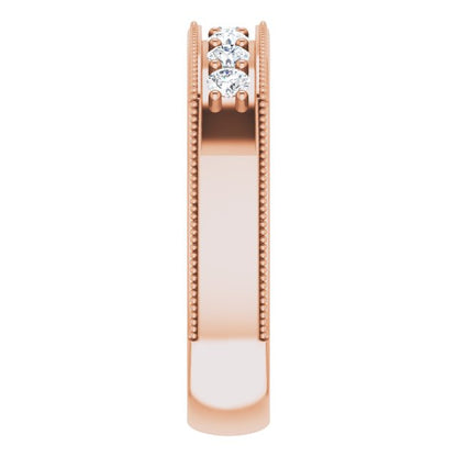 1/2 CTW Natural Diamond Band, 5.25 mm