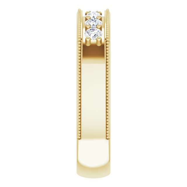 1/2 CTW Natural Diamond Band, 5.25 mm