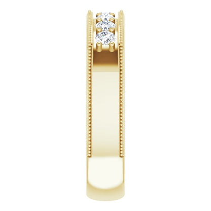 1/2 CTW Natural Diamond Band, 5.25 mm