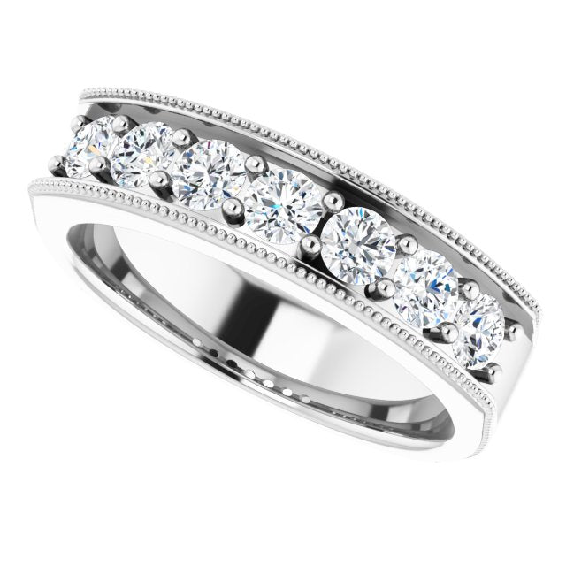 1 CTW Natural Diamond Band, 6 mm