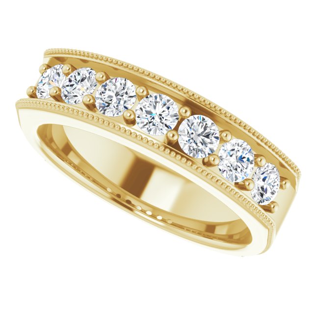 1 CTW Natural Diamond Band, 6 mm