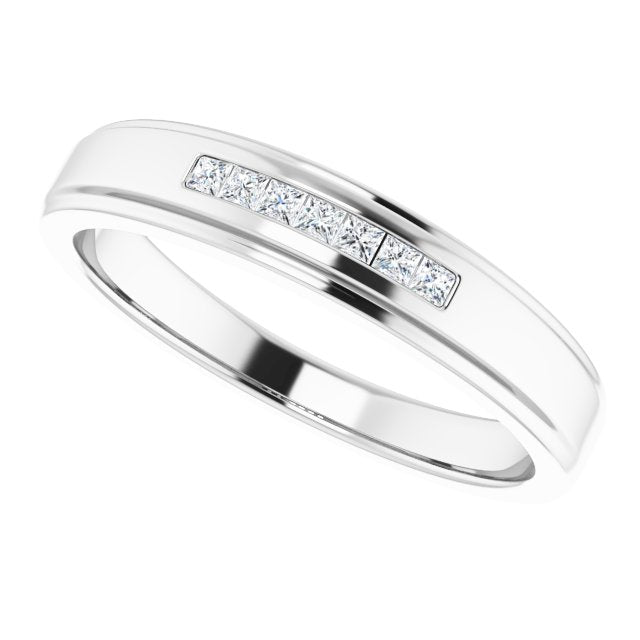 1/6 CTW Natural Diamond Band, 5.25 mm
