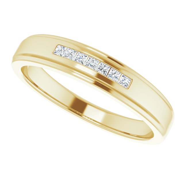 1/6 CTW Natural Diamond Band, 5.25 mm