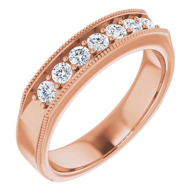 1/2 CTW Natural Diamond Band, 5.25 mm