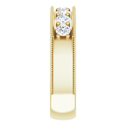 1 CTW Natural Diamond Band, 6 mm