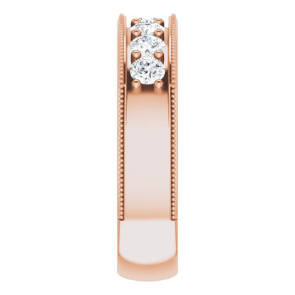1 CTW Natural Diamond Band, 6 mm
