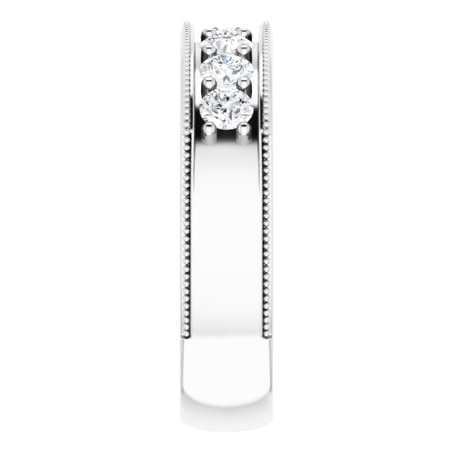 1 CTW Natural Diamond Band, 6 mm