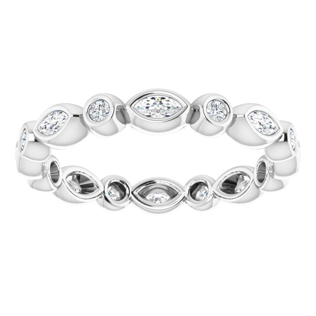 1/4 CTW Natural Diamond Eternity Band, 2.64 mm