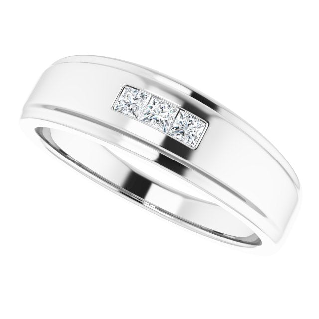 1/5 CTW Natural Diamond Band, 6.75 mm