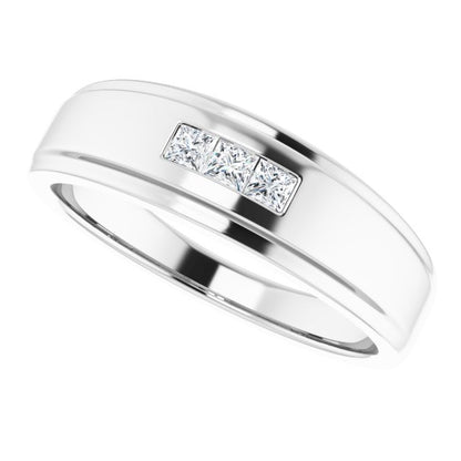 1/5 CTW Natural Diamond Band, 6.75 mm