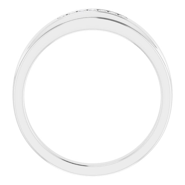 1/6 CTW Natural Diamond Band, 5.25 mm