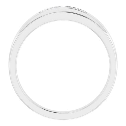 1/6 CTW Natural Diamond Band, 5.25 mm