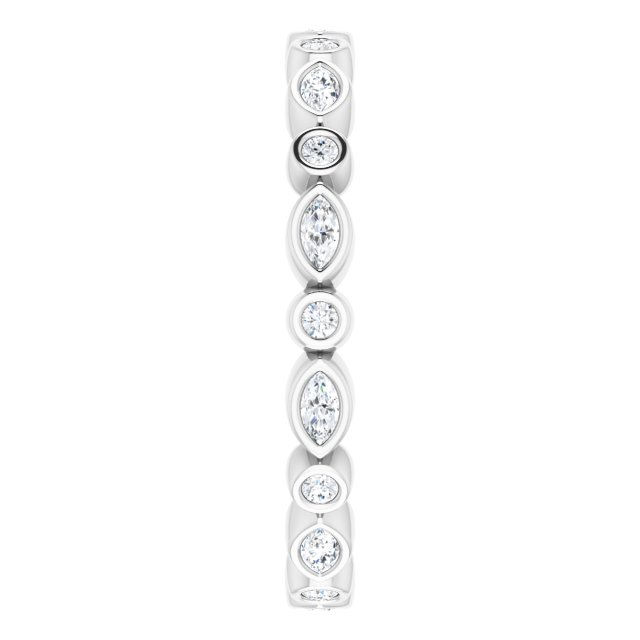 3/8 CTW Natural Diamond Eternity Band, 2.64 mm