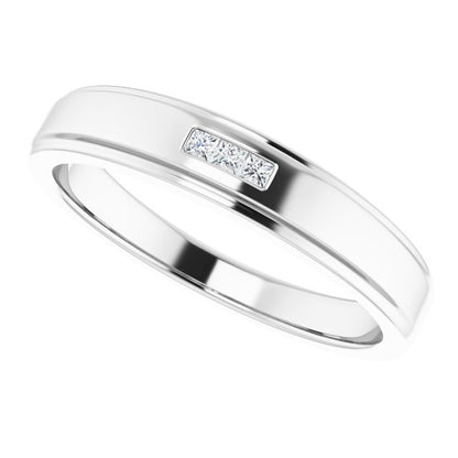 0.07 CTW Natural Diamond Band