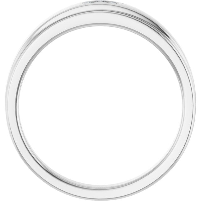 .04 CTW Natural Diamond Band, 4.5 mm