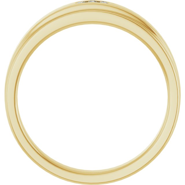 .04 CTW Natural Diamond Band, 4.5 mm