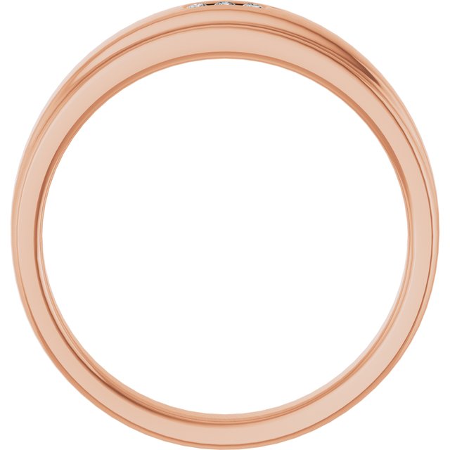 .04 CTW Natural Diamond Band, 4.5 mm