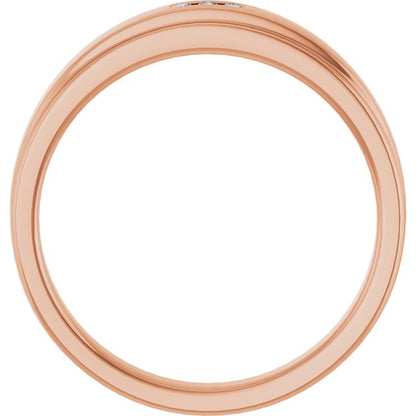 .04 CTW Natural Diamond Band, 4.5 mm