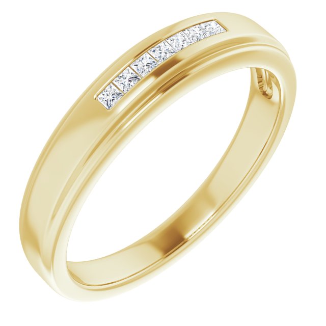 1/6 CTW Natural Diamond Band, 5.25 mm