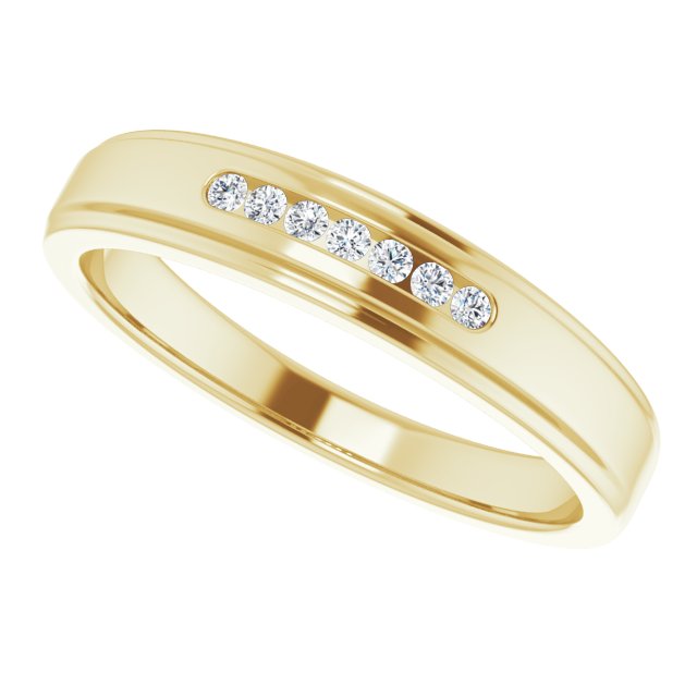 1/10 CTW Natural Diamond Band, 4.5 mm