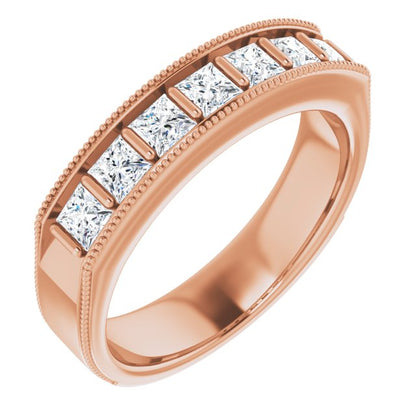 1 1/8 CTW Natural Diamond Band, 5.5 mm