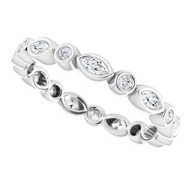 1/3 CTW Natural Diamond Eternity Band, 2.64 mm