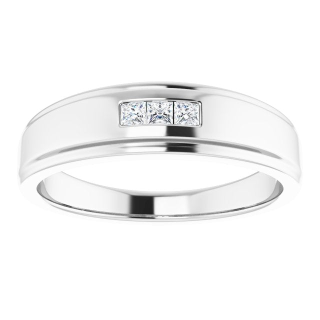 1/6 CTW Natural Diamond Band, 6.75 mm