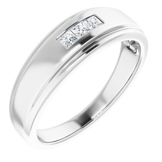 1/5 CTW Natural Diamond Band, 6.75 mm