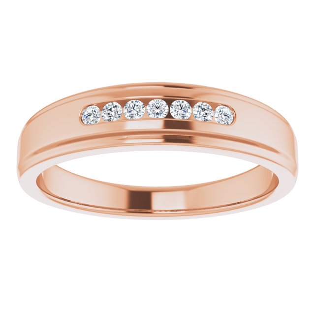 1/6 CTW Natural Diamond Band, 5.25 mm