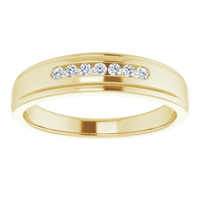 1/6 CTW Natural Diamond Band, 5.25 mm