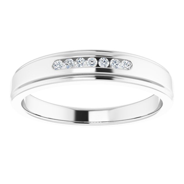 1/10 CTW Natural Diamond Band, 4.5 mm
