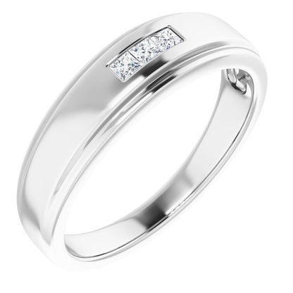 1/6 CTW Natural Diamond Band, 6.75 mm