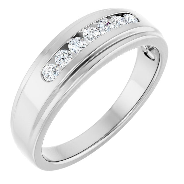 1/3 CTW Natural Diamond Band, 6.75 mm