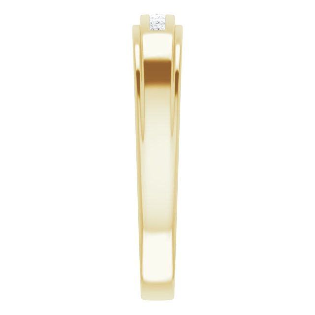 1/6 CTW Natural Diamond Band, 5.25 mm