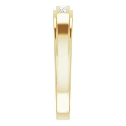 1/6 CTW Natural Diamond Band, 5.25 mm
