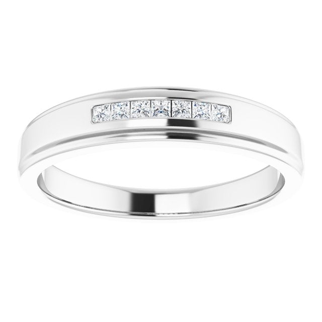 1/6 CTW Natural Diamond Band, 5.25 mm