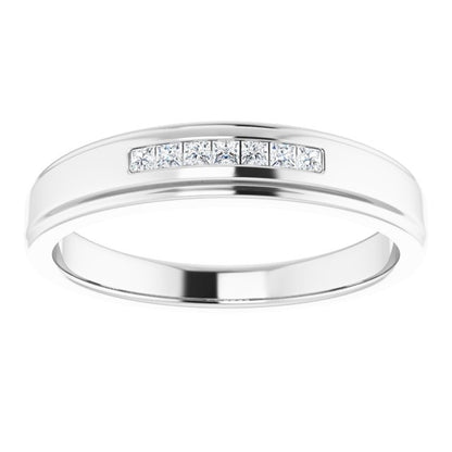 1/6 CTW Natural Diamond Band, 5.25 mm