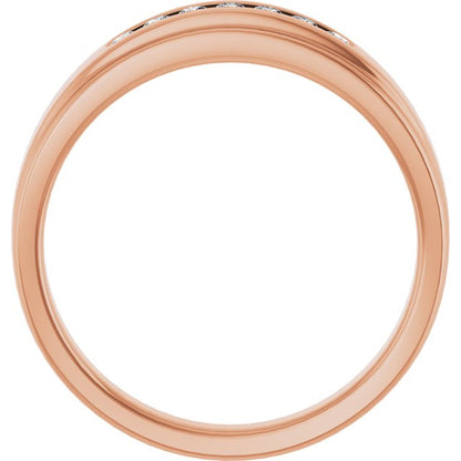 1/5 CTW Natural Diamond Band, 6 mm