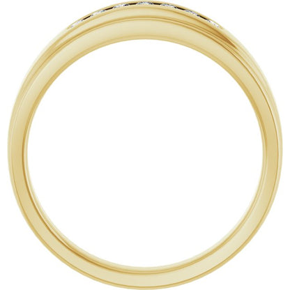 1/5 CTW Natural Diamond Band, 6 mm
