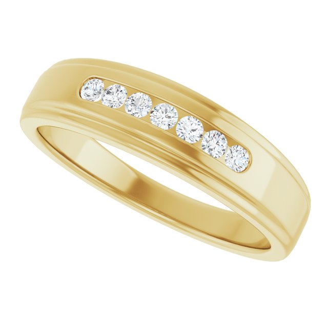 1/5 CTW Natural Diamond Band, 6 mm